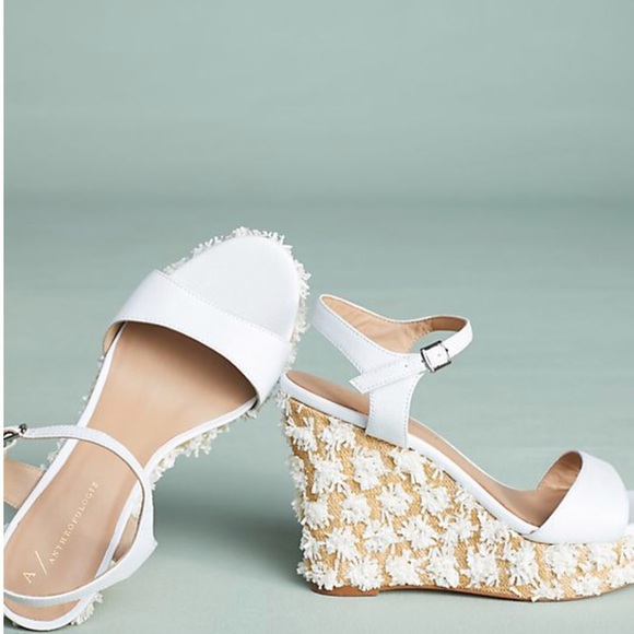 Anthropologie Wedge Platform Heels - Picture 5 of 7